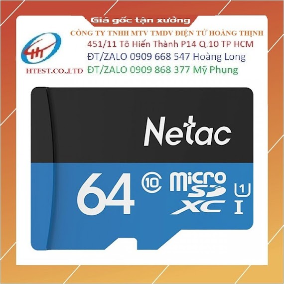 Thẻ Nhớ 64G Netac Chính Hãng Bảo Hành 5 Năm