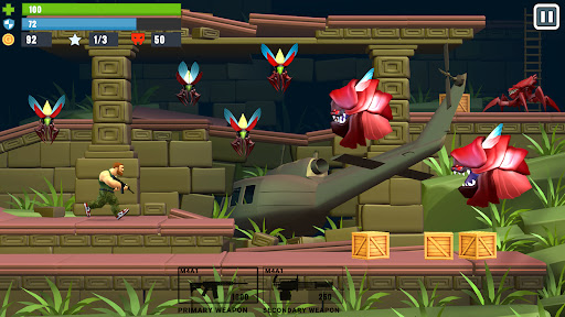 Screenshot Metal Brother. 2D Offline Game