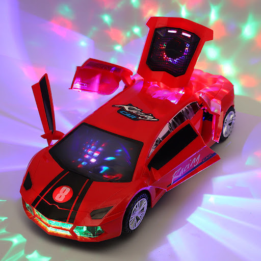 Title 7, Dancing Deformation Rotating Police Car Electri...