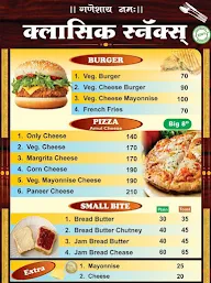 Classic Snack's menu 4