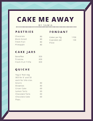 Cake Me Away By Samia menu 4