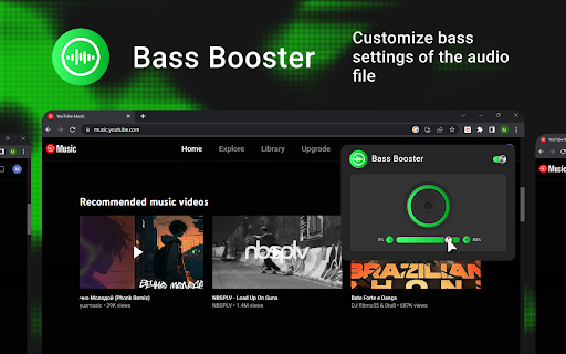 Sound Booster - Bass Settings Control