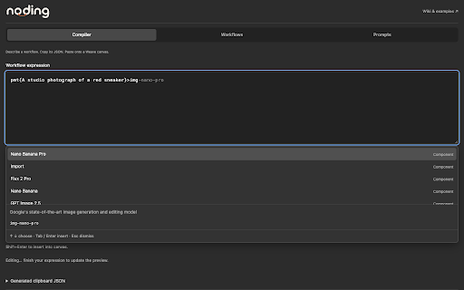 Noding screenshot 1