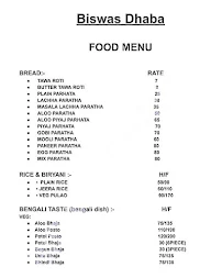 Ghar Jaisa Khana menu 1