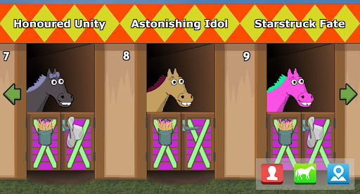 Screenshot Hooves of Fire - Horse Racing