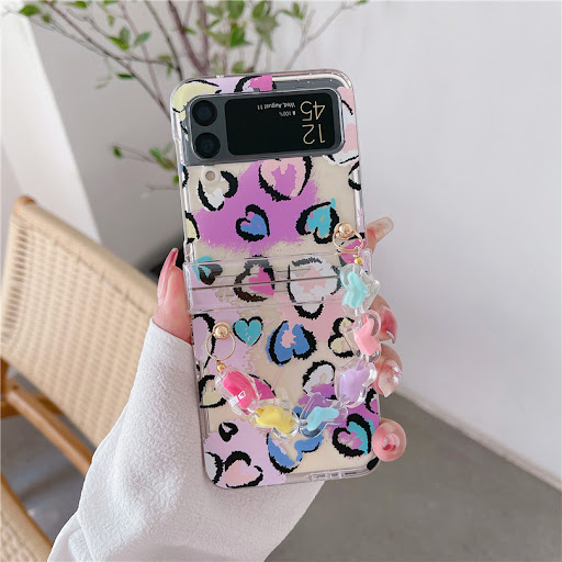 Title 1, Abstract Geometric Heart Shape Phone Case Prote...