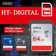 Thẻ Nhớ Máy Ảnh 64Gb Cho Canon Sony Fujifilm Nikon Samsung