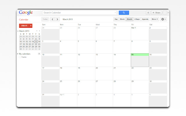 GCal Column Colours chrome extension