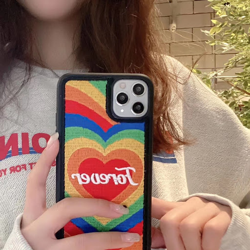 Title 1, Fashion Creative Embroidery Love Mobile Phone C...