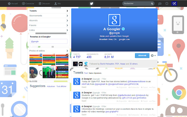 Twitter Color chrome extension