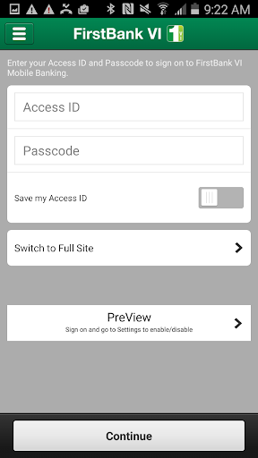 FirstBank VI Mobile Banking