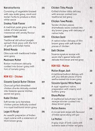 Sizzante- Sizzlers & More menu 2