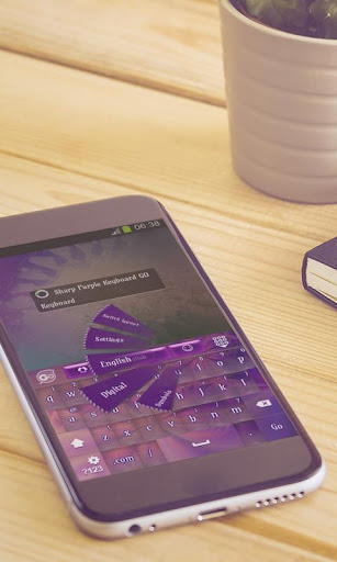 免費下載個人化APP|샤프 퍼플 GO Keyboard app開箱文|APP開箱王