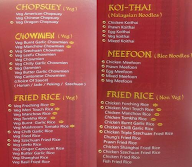 Chung's Chinese Corner menu 3