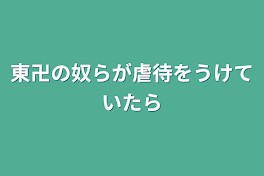 東卍の奴らが虐待をうけていたら