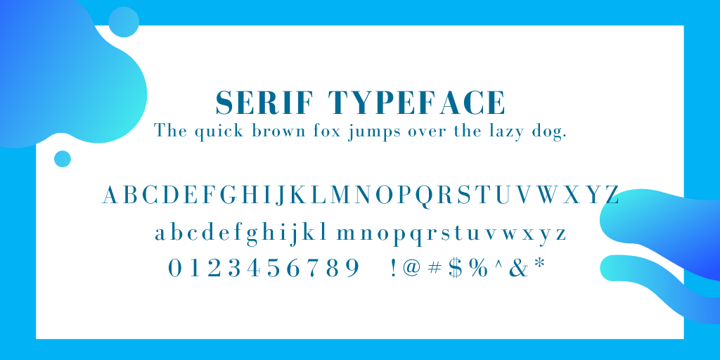 Serif Typeface