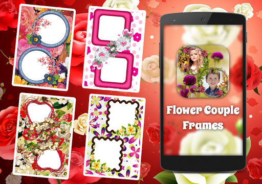 Flower Couple Collage Frames