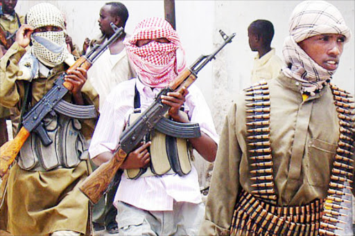 A file photo of Al shabaab Militia