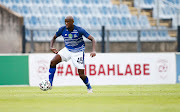 Kwanda Mngonyama of Maritzburg Utd during the 2021 Nedbank Cup game between Maritzburg United and Sekhukhune United at Harry Gwala Stadium.