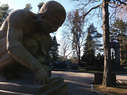 Statues in old cemetery,Lahti