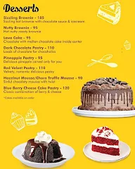 Golden cafe Spine city menu 5