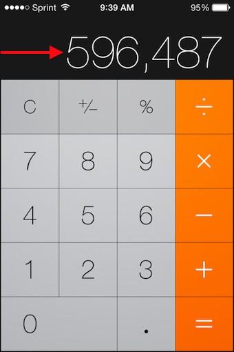 Calculator Iphone
