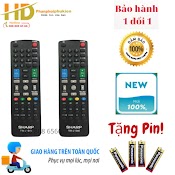 Remote Điều Khiển Tivi Sharp Rm - L1238 Cho Tất Cả Các Dòng Tivi Sharp