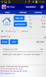 3D Fox Pro Printer Controller v1.4.4