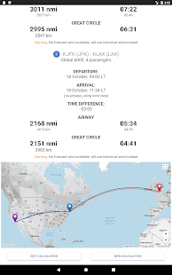 aviapages calculator flight