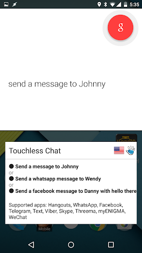 Touchless Chat