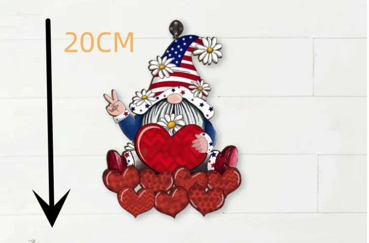 Onafhankelijkheidsdag Patriotische Hanger Memorial Day Decoratie, Vier en Eer Herinneringen met deze Versiering.