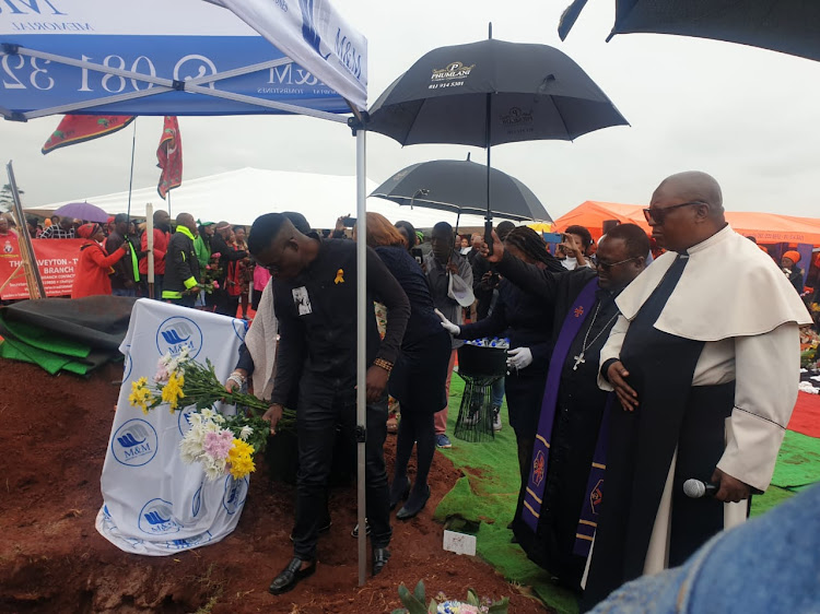 The funeral of Bokgabo Poo, 4, was held in Ekurhuleni on Monday.