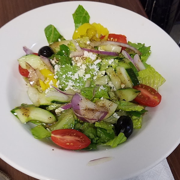 Greek salad (consumption in progress!)