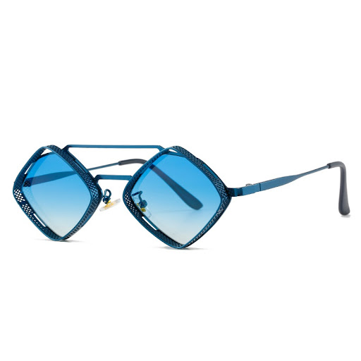 Title 7, Vintage New Punk Diamond Small Frame Sunglasses...