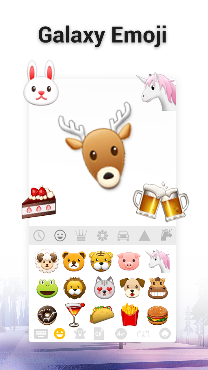 Galaxy Emoji - Emoji Keyboard Screen 2