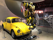 Bumblebee from the Transformers franchise is one of the stars of the Hollywood dream machines exhibit.