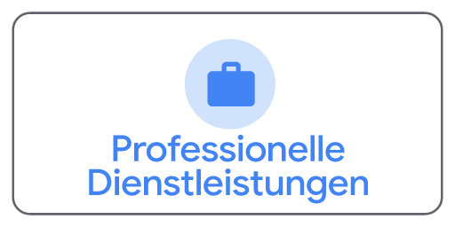 Eine Karte, mit dem Symbol für professionelle Dienstleistungen