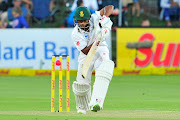 Temba Bavuma of the Proteas during day 1 of the 2017 day-night Sunfoil Test match between South Africa and Zimbabwe at St Georges Park, Port Elizabeth on 26 December 2017.