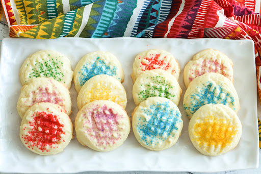 A platter of Sugar Cookies.