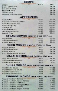 Mitra Da Noodle Oodle menu 3