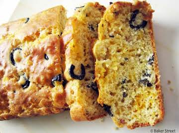 Bacon Olive Bread - No Yeast