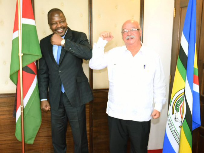 Health CS Mutahi Kagwe and Cuban ambassador to Kenya, Juan Manuel Rodriguez, resolved to expand further diplomatic engagement in the health sector for the benefit of the two nations on March 22, 2022.