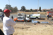 Four people died after a taxi collided with a bus on the M1 North near the Xavier offramp