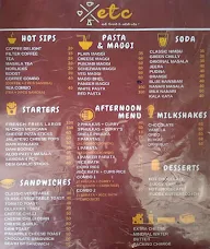 ETC Foods menu 1