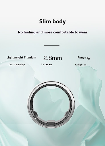 Title 4, X5 ECG Monitoring Waterproof Smart Ring Sports ...