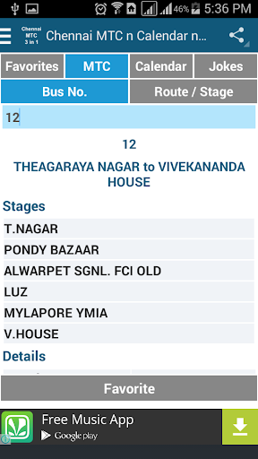 Chennai MTC Calendar Jokes