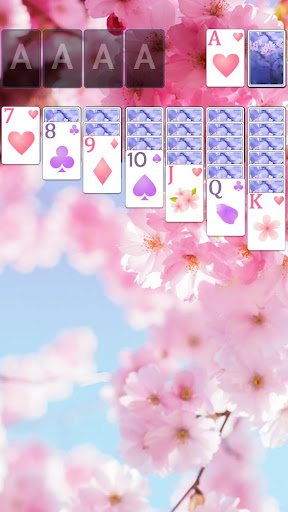 Solitaire Pink Blossom Theme