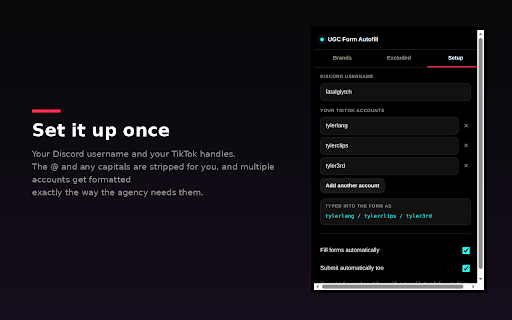 UGC Form Autofill screenshot 4
