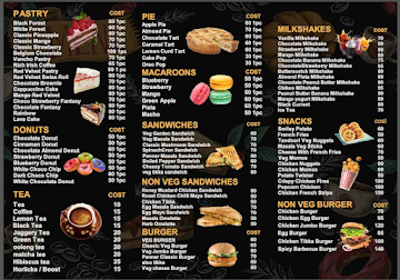 French N Cafe menu 