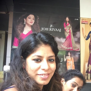 Sonali Brijesh Mehetre at Galani Sarees & Dress Material, Dhankawadi,  photos